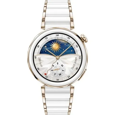 Смарт-часы Huawei Watch GT 5 Pro 42mm White Ceramic Strap