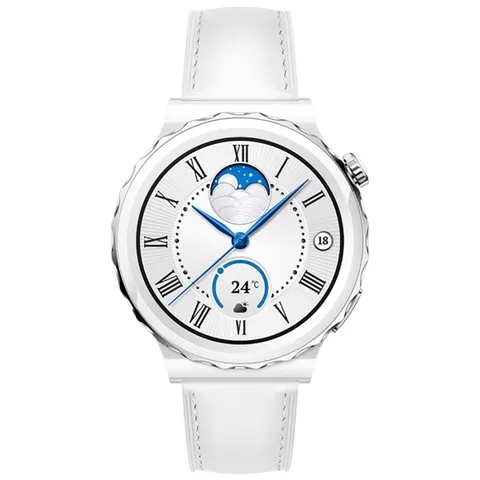 Смарт-часы Huawei Watch GT 3 Pro 43mm Ceramic Leather Strap