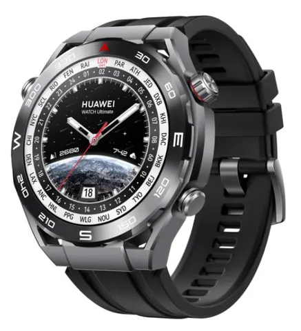 Смарт-часы Huawei Watch Ultimate Black HNBR Strap
