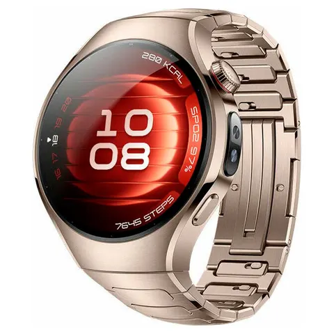 Смарт-часы Huawei Watch 5 42mm Sand Gold Titanium Strap