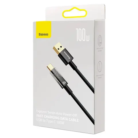 Кабель Baseus Crystal Shine Series Fast Charging Data Cable USB to Type-C 100W