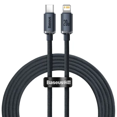 Кабель Baseus Crystal Shine Series Fast Charging Data Cable Type-C to Lightning 20W
