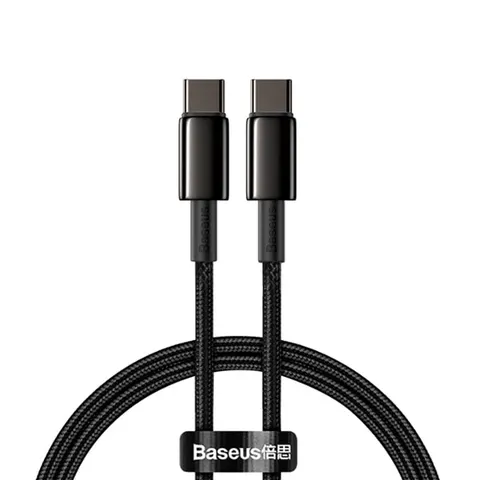 Кабель Baseus Tungsten Gold Fast Charging Data Cable Type-C to Type-C 100W