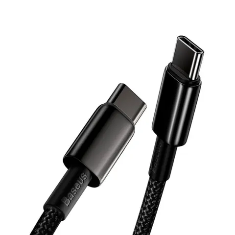 Кабель Baseus Tungsten Gold Fast Charging Data Cable Type-C to Type-C 100W