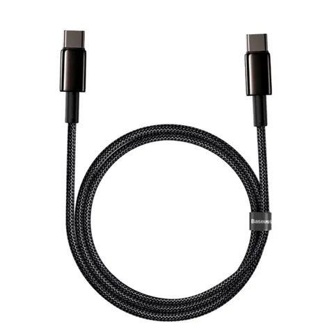 Кабель Baseus Tungsten Gold Fast Charging Data Cable Type-C to Type-C 100W