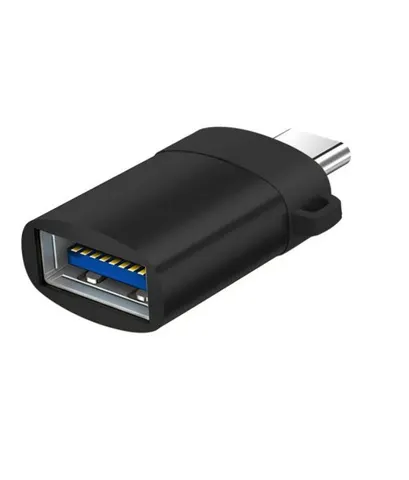 Адаптер переходник прямоугольный OTG (On-the-Go) c USB на Type C