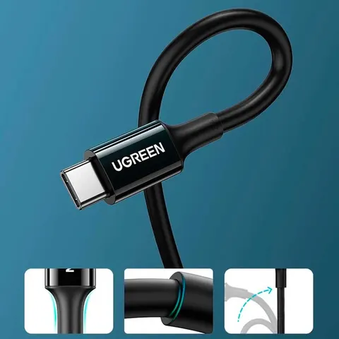 Кабель Ugreen High Quality USB-C Cable US300 USB-C to USB-C 2.0 100W 1m (80371)