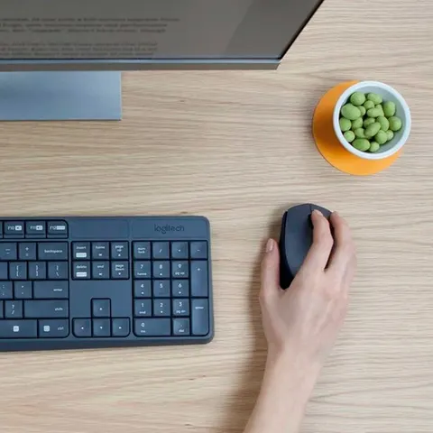 Беспроводная клавиатура и мышь Logitech MK235
