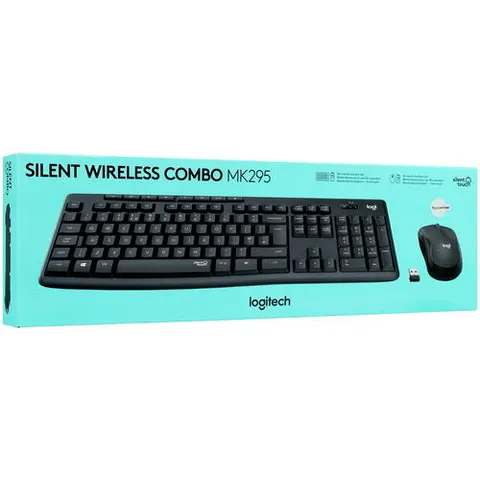 Беспроводная клавиатура и мышь Logitech MK295