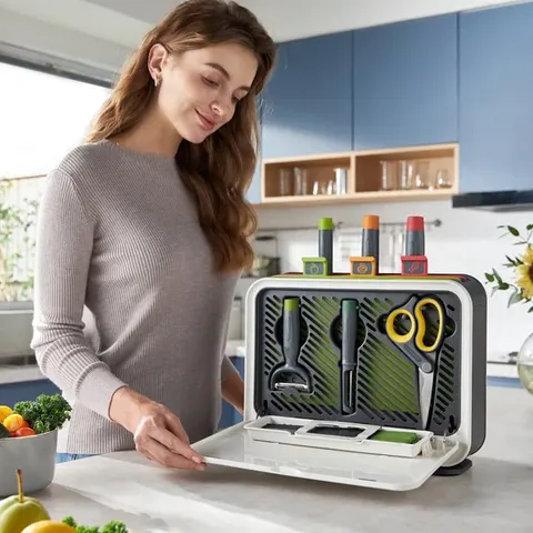 Стерилизатор + Набор ножей и досок Morphy Richards Knife Chopping Board Sterilizer MR1002