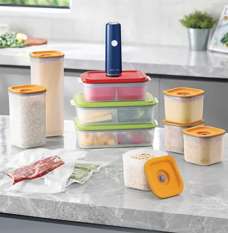 Вакуумный упаковщик Morphy Richards Cordless Vacuum Sealer + набор контейнеров для еды MR1119