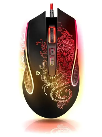 Проводная игровая мышь Defender VENOM GM-640L 1200-3200 DPI