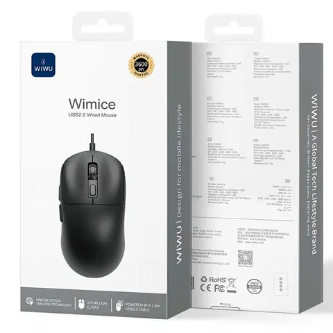 Мышка Wiwu Wimice USB2.0 Wired Mouse WM111