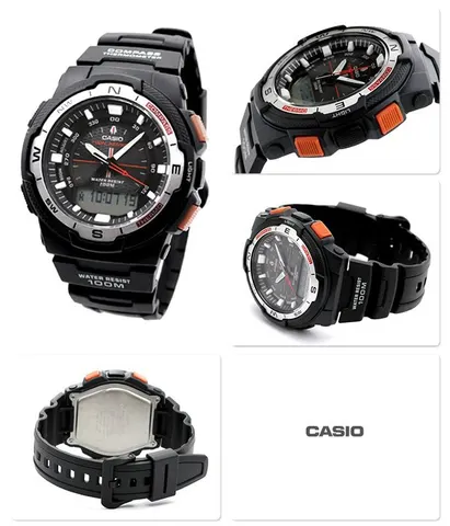 Наручные часы Casio SGW-500H-1BV Black Resin Multifunction Watch