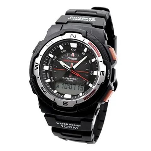 Наручные часы Casio SGW-500H-1BV Black Resin Multifunction Watch