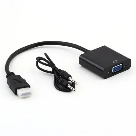 Адаптер HDMI на VGA с AUX кабелем