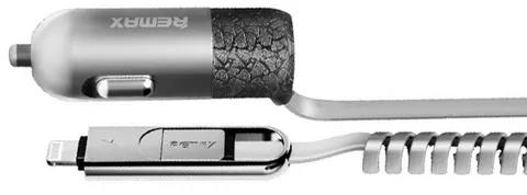Авто зарядка 2в1 Remax 3.4A Lightning/Micro-USB