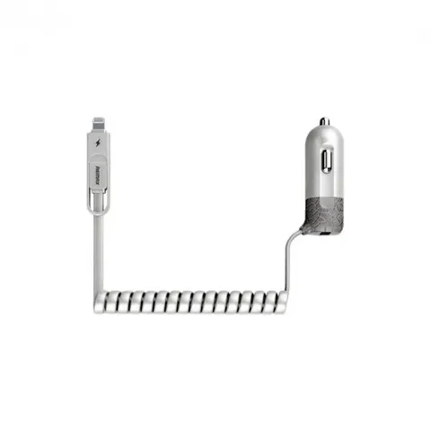 Авто зарядка 2в1 Remax 3.4A Lightning/Micro-USB