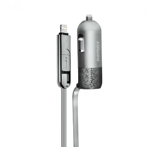 Авто зарядка 2в1 Remax 3.4A Lightning/Micro-USB