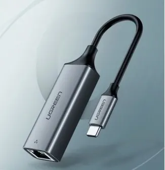 Конвертер сигнала UGreen USB-C to 10/100bps Ethernet Adapter (50736)