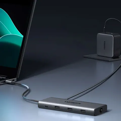 Универсальный адаптер UGreen Dock Adapter 10в1 8K (CM639/15534)