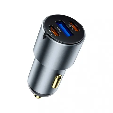 Автомобильное зарядное устройство 60W Wiwu Nano Pro A+2C Fast Car Charger Wi-CC032