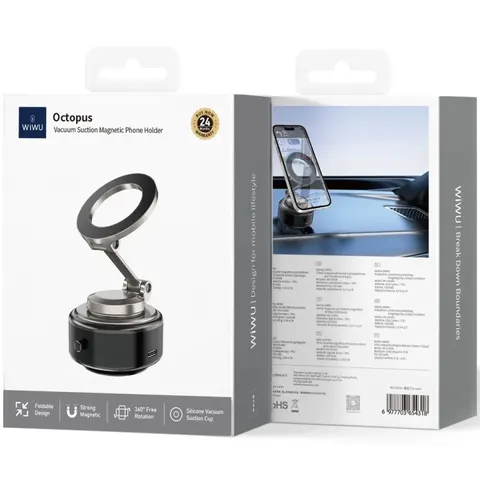 Автомобильный держатель 360 Octopus Vacuum Suction Magnetic Phone Holder Wi-CH056