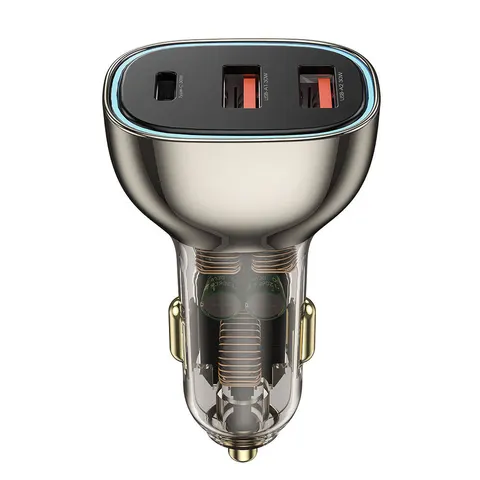 Автомобильная зарядка Wiwu Geek Car Charger Dual USB-A+USB-C WI-QC013 90W