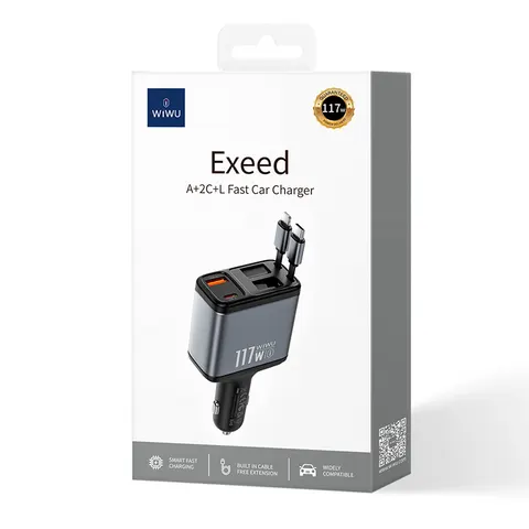 Автомобильное зарядное устройство Wiwu Exeed Fast Car Charger (Wi-QC027)