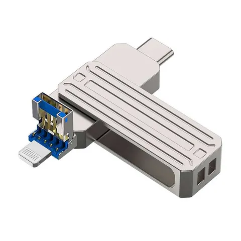 Флешка Wiwu Infinite 3 in 1 USB 3.0 Flash Drive 128GB Wi-FD001