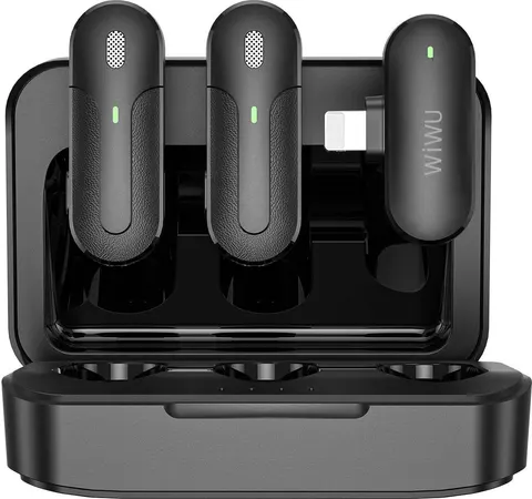 Беспроводной микрофон Wiwu Duo Wireles Mini Microphone Lightning Wi-WM002