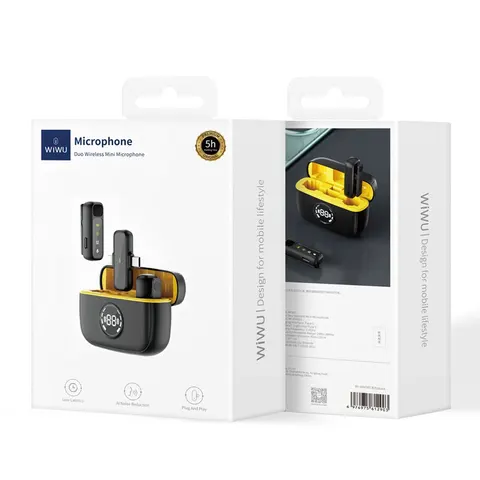 Беспроводной микрофон Wiwu Duo Wireles Mini Microphone Wi-WM003