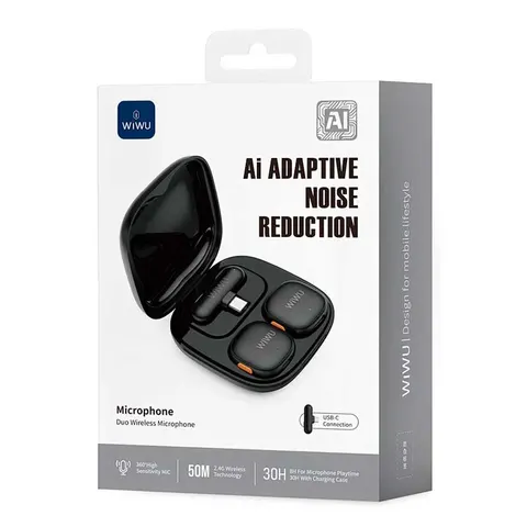 Беспроводной микрофон Wiwu Ai Adaptive Noise Reduction (Wi-WM006)