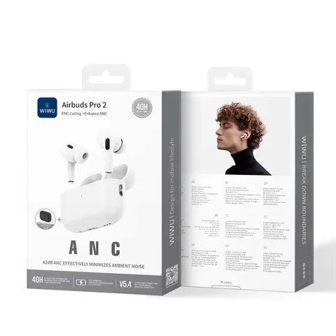 Беспроводные наушники Wiwu Airbuds Pro 2 ANC (4-mic ENC)
