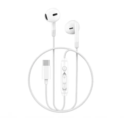 Наушники Wiwu Earbuds Type-C Jack Wired EB314