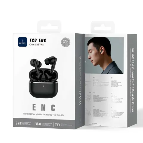 Беспроводные наушники Wiwu T28 ENC