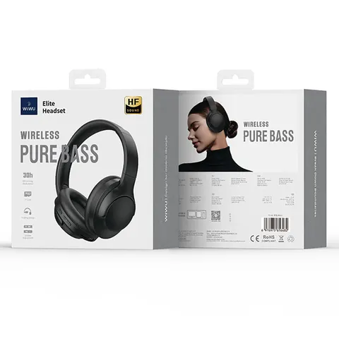 Беспроводные накладные наушники Wiwu Elite Headset TD-08