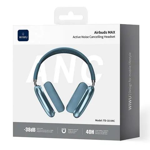 Беспроводные накладные наушники Airbuds MAX Headset TD-18 ANC