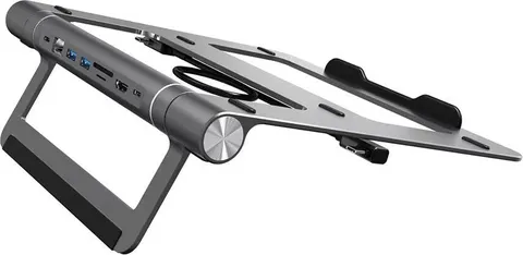 Подставка для ноутбука Wiwu Laptop Stand Hud 8 in 1 USB-C Docking Staton A821CH