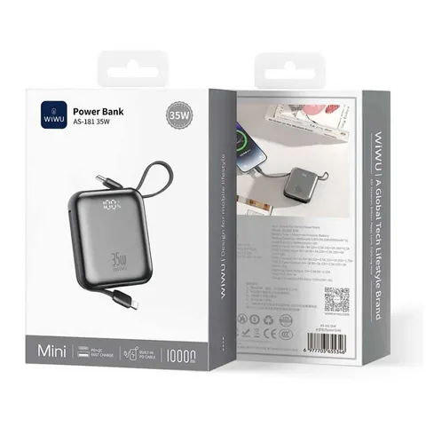 Внешний аккумулятор Wiwu Power Bank 10000mAh (AS-181 35W)