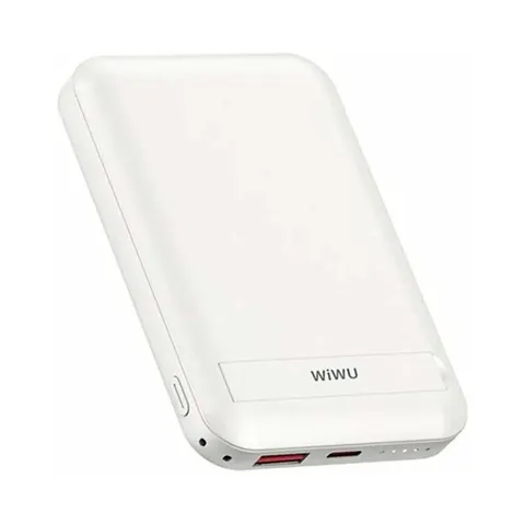 Внешний аккумулятор Wiwu Snap Cube- Magnetic Wireless Charger Power Bank 10000mAh SC1000WHT (3C)