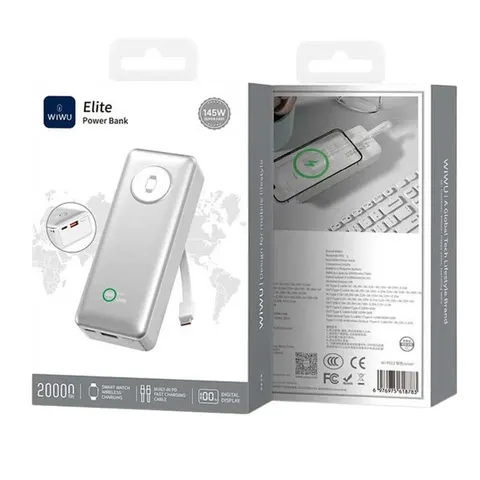 Внешний аккумулятор Wiwu Elite Power Bank 20000mAh 145W Wi-P023