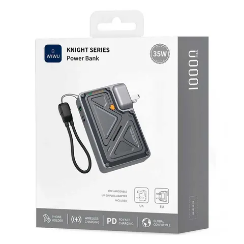 Внешний аккумулятор Wiwu Knight Series Power Bank 10000mAh 35W (Wi-P057)