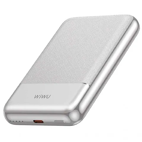 Внешний аккумулятор Wiwu Silver Seraph Alloy Unibody Power Bank 10000 mAh (Wi-P089)