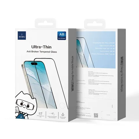 Защитное стекло Wiwu Crystal 25 Super Clear Tempered Glass 6.1" IP15/16