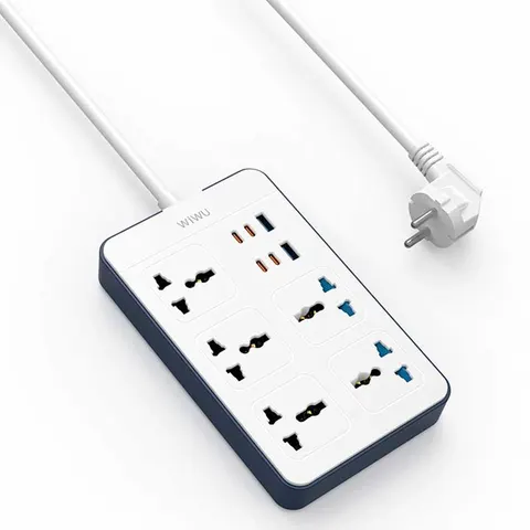 Удлинитель Wiwu 11 in 1 Power Strip 4C+2A+5AC Wi-S006