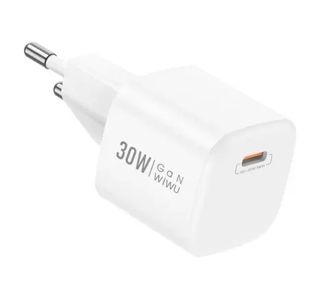 Зарядное устройство Wiwu Nano GaN + PD Fast Charger  30W Wi-U006