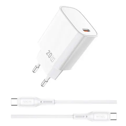 Зарядное устройство Wiwu Essen Fast Charger + Cable Combo USB-c to USB-C Wi-G007