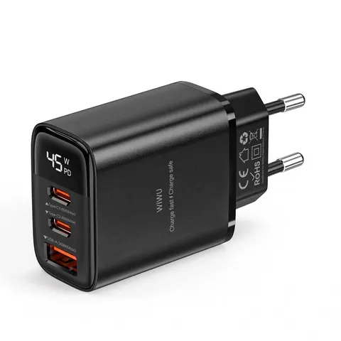 Зарядное устройство Wiwu 45W Firefly GaN Fast Chatger (Wi-G011)