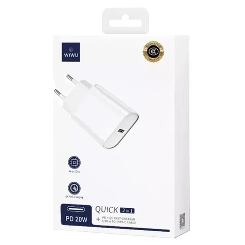 Зарядное устройство Wiwu Quick Type-C PD Fast Charger Wi-U001
